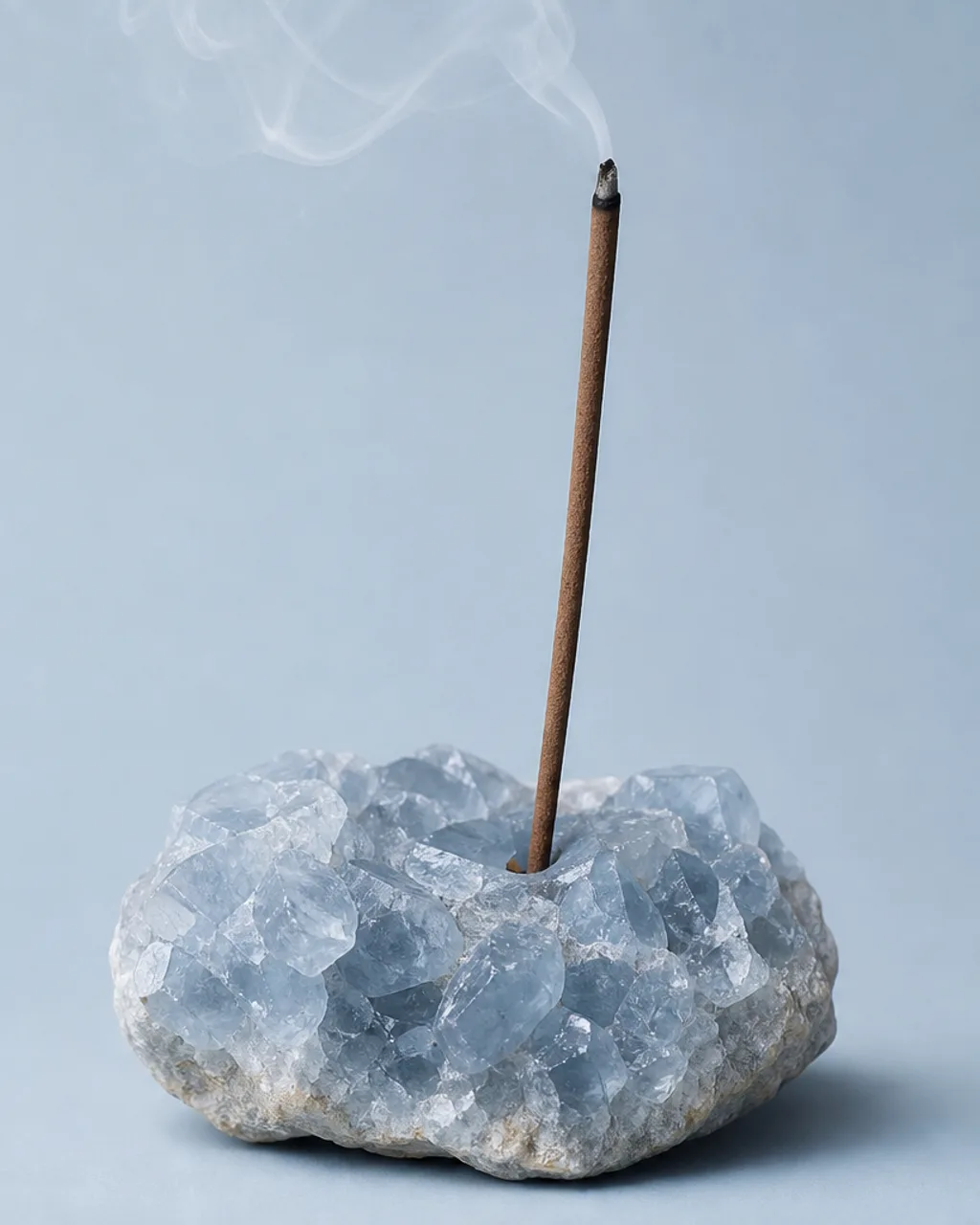 Fresh home — incense by a bright window