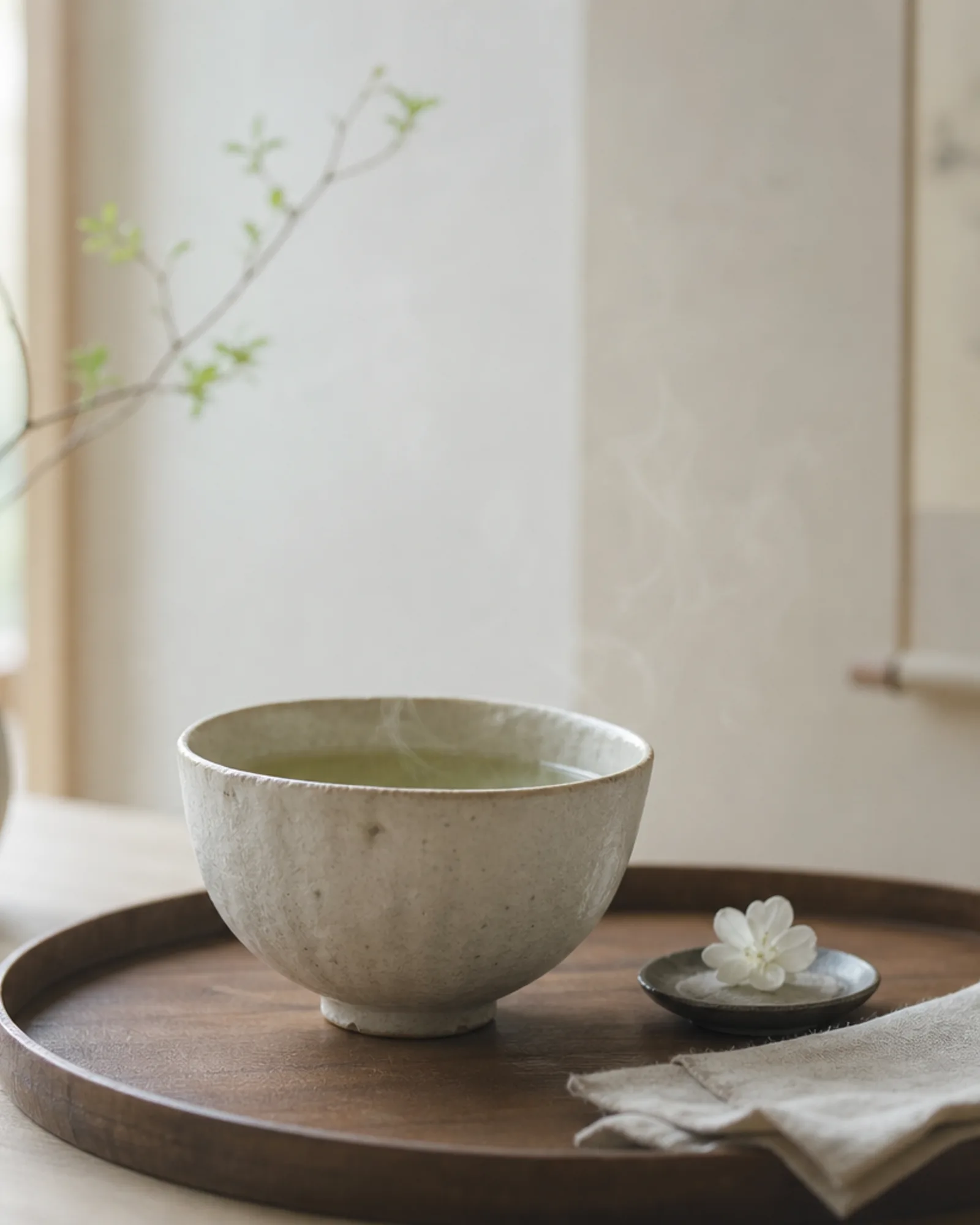 Tea cup and soft light