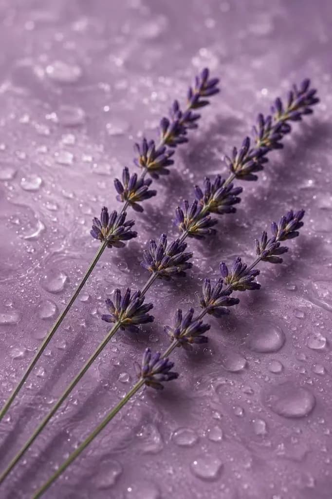 Dried lavender sprigs